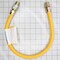 Thrifco Plumbing 5/8 Inch OD X 1/2 Inch ID, 1/2 Inch MIP x 1/2 Inch FIP 24 Inch  SS Gas Connector W/ EFV 4408694 - alternate 6